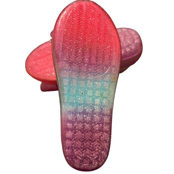 Jojo Siwa Girls Glitter Unicorn Jelly Shoes With Bow Size 9 - Picture 5 of 6